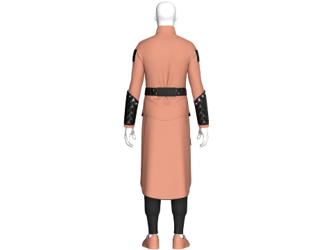 Men Assassin Outfit V5 3D Model