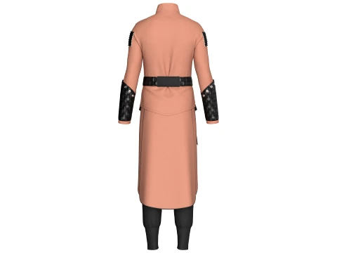 Men Assassin Outfit V5 3D Model