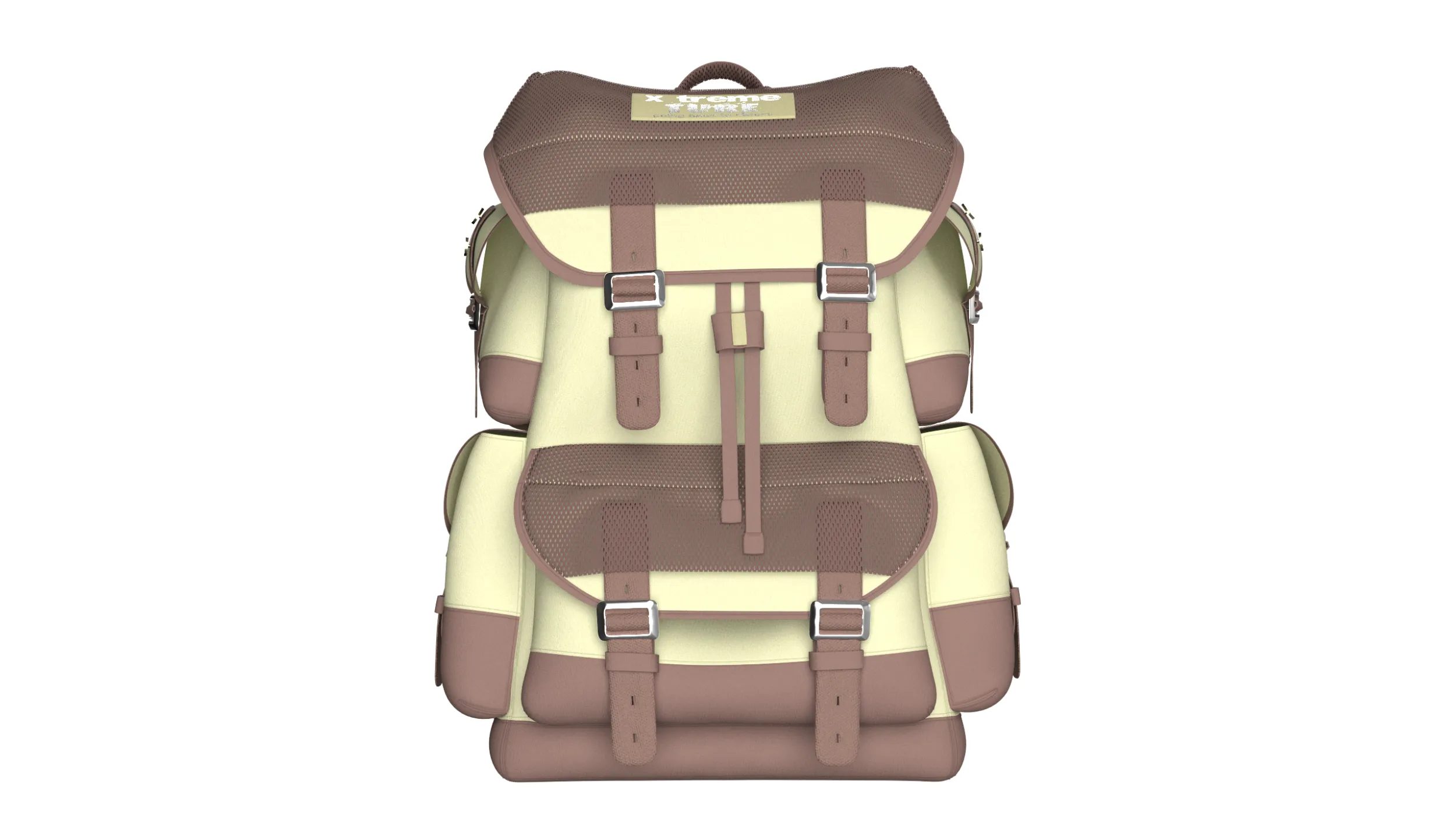 Outdoor Travel Bag V4 3D Model .c4d .max .obj .3ds .fbx .stl .blend