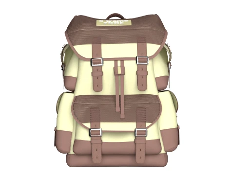 Outdoor Travel Bag V4 3D Model