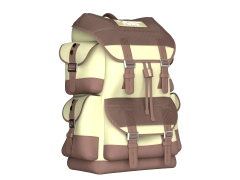 Outdoor Travel Bag V4 3D Model