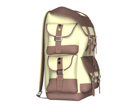 Outdoor Travel Bag V4 3D Model