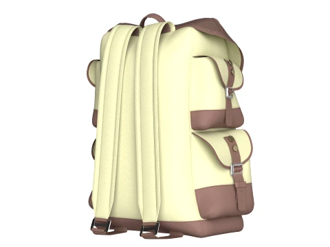 Outdoor Travel Bag V4 3D Model