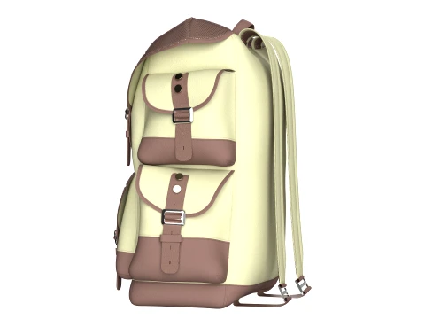 Outdoor Travel Bag V4 3D Model