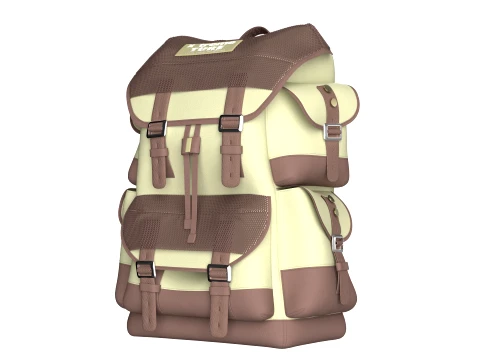 Outdoor Travel Bag V4 3D Model