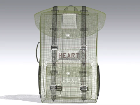 Outdoor Travel Bag V5 3D Model