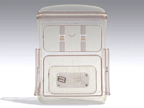 Outdoor Travel Bag V6 3D Model