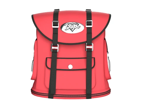 Outdoor Travel Bag V7 3D Model