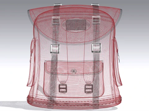 Outdoor Travel Bag V7 3D Model