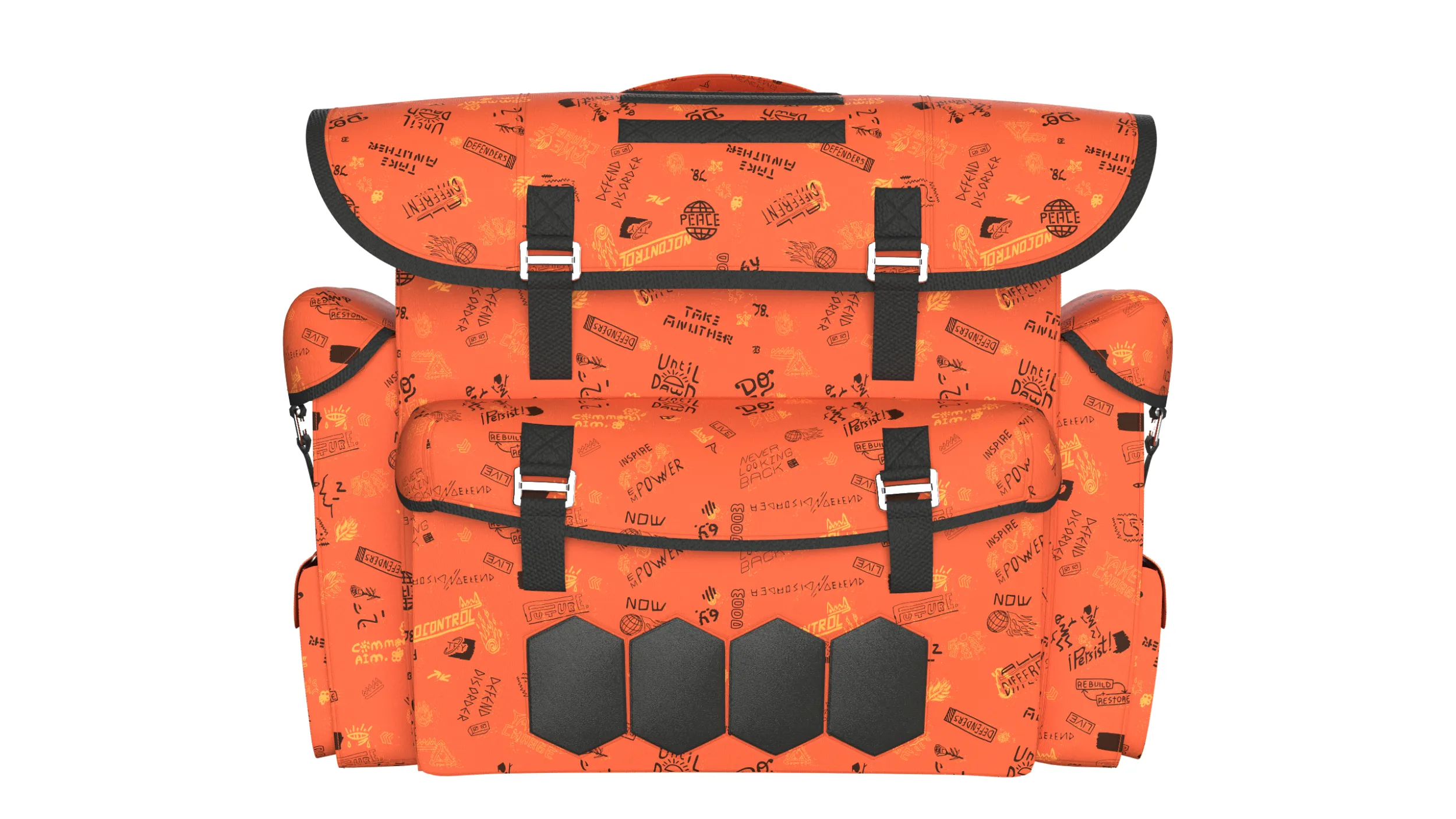 Outdoor Travel Bag V8 3D Model .c4d .max .obj .3ds .fbx .stl .blend