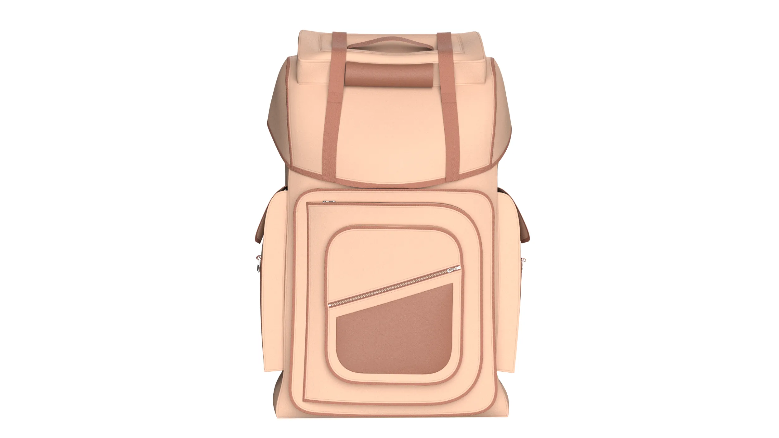 Outdoor Travel Bag V9 3D Model .c4d .max .obj .3ds .fbx .stl .blend