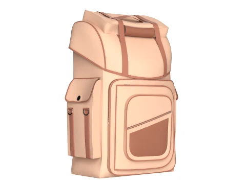 Outdoor Travel Bag V9 3D Model