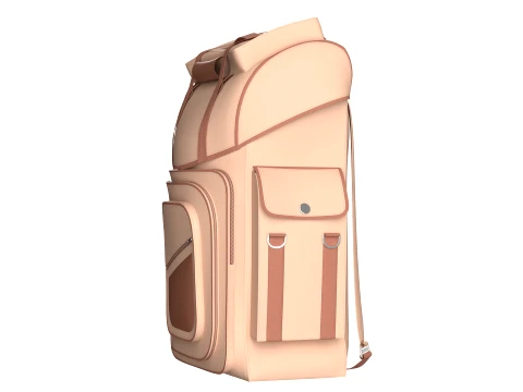 Outdoor Travel Bag V9 3D Model