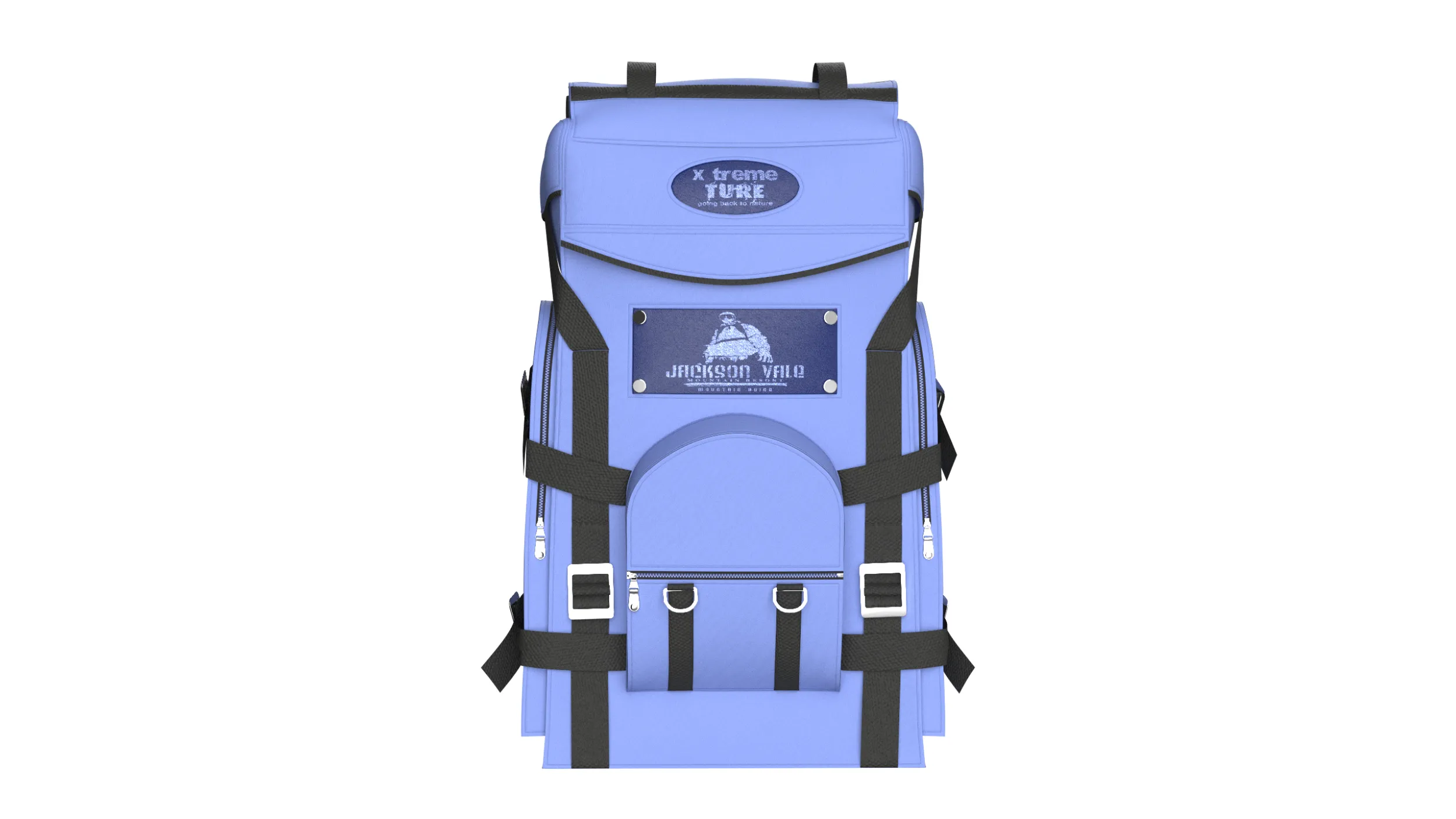 Outdoor Travel Bag V10 3D Model .c4d .max .obj .3ds .fbx .stl .blend