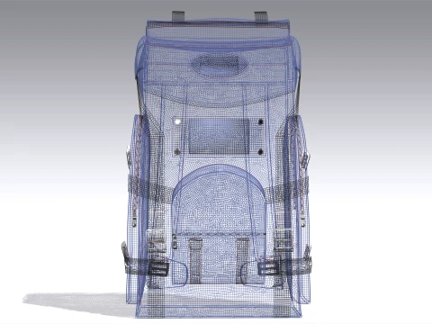 Outdoor Travel Bag V10 3D Model