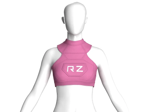 Girls RZ Logo Cropped Top 3D Model