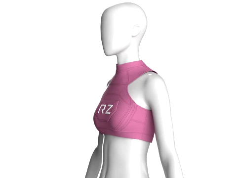 Girls RZ Logo Cropped Top 3D Model