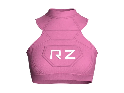 Girls RZ Logo Cropped Top 3D Model