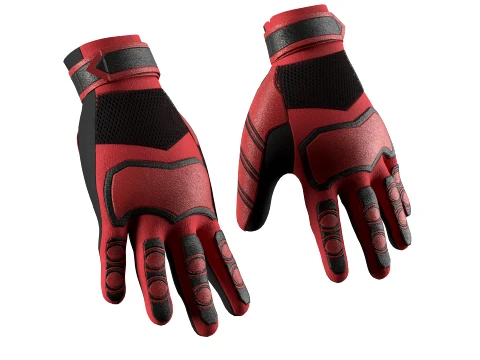 Racing Gloves V4 3D Model