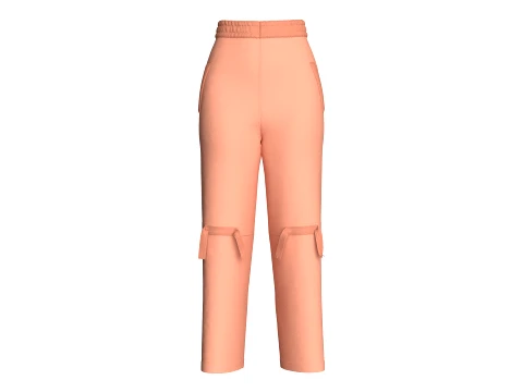 Girls 7 Styles Pant - Bundle Pack 3D Model