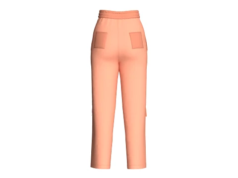 Girls 7 Styles Pant - Bundle Pack 3D Model