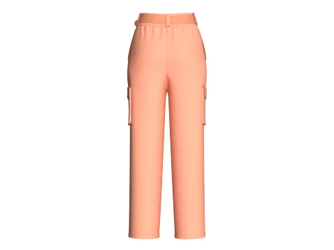 Girls 7 Styles Pant - Bundle Pack 3D Model