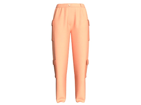 Girls 7 Styles Pant - Bundle Pack 3D Model