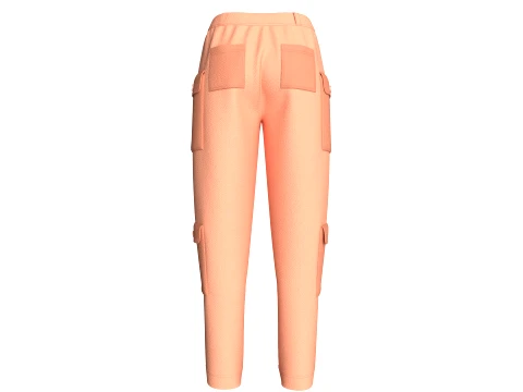 Girls 7 Styles Pant - Bundle Pack 3D Model