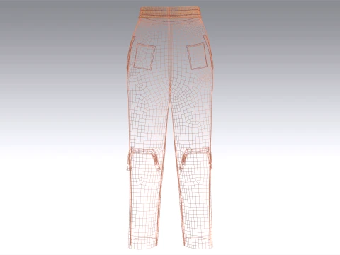 Girls 7 Styles Pant - Bundle Pack 3D Model
