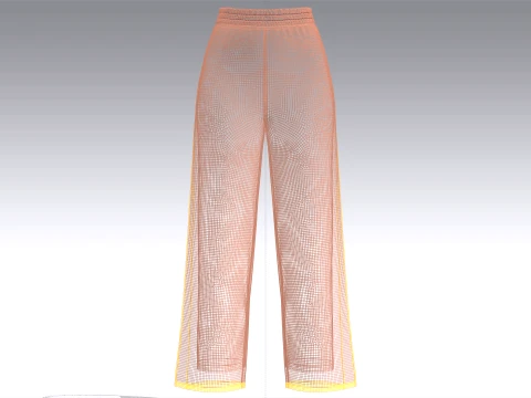 Girls 7 Styles Pant - Bundle Pack 3D Model