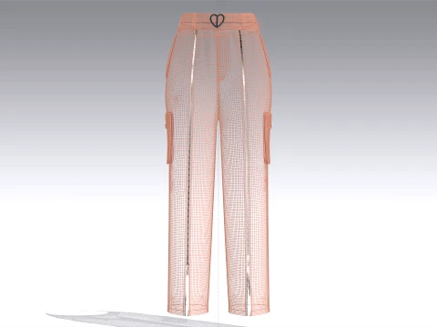 Girls 7 Styles Pant - Bundle Pack 3D Model
