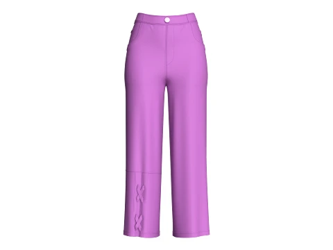 Girls 9 Styles Pant - Bundle Pack 3D Model