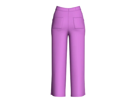 Girls 9 Styles Pant - Bundle Pack 3D Model