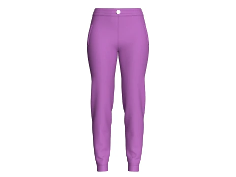 Girls 9 Styles Pant - Bundle Pack 3D Model