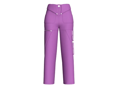 Girls 9 Styles Pant - Bundle Pack 3D Model