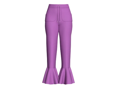 Girls 9 Styles Pant - Bundle Pack 3D Model