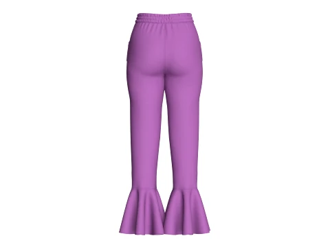 Girls 9 Styles Pant - Bundle Pack 3D Model
