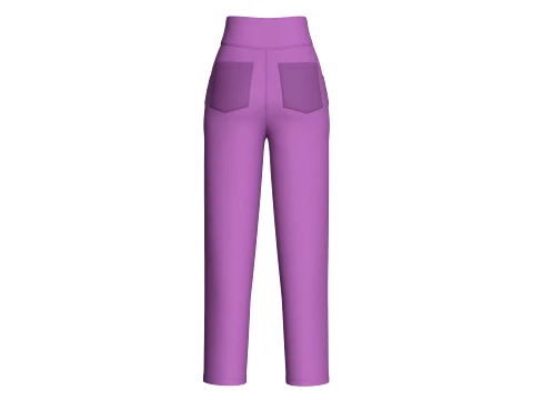 Girls 9 Styles Pant - Bundle Pack 3D Model