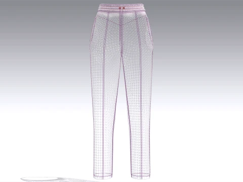 Girls 9 Styles Pant - Bundle Pack 3D Model