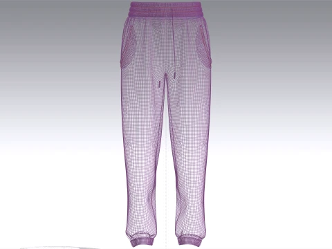 Girls 9 Styles Pant - Bundle Pack 3D Model
