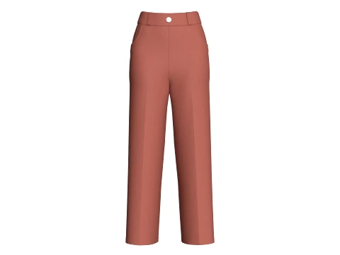 Girls 12 Styles Pant - Bundle Pack 3D Model