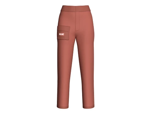 Girls 12 Styles Pant - Bundle Pack 3D Model