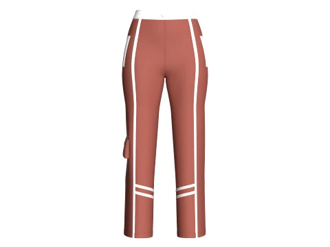 Girls 12 Styles Pant - Bundle Pack 3D Model