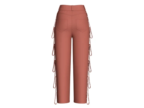 Girls 12 Styles Pant - Bundle Pack 3D Model