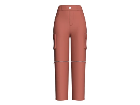 Girls 12 Styles Pant - Bundle Pack 3D Model