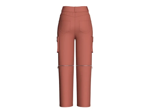 Girls 12 Styles Pant - Bundle Pack 3D Model