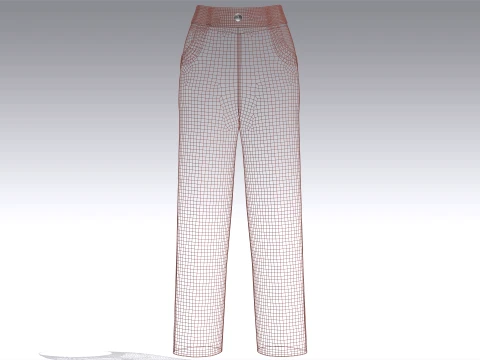 Girls 12 Styles Pant - Bundle Pack 3D Model
