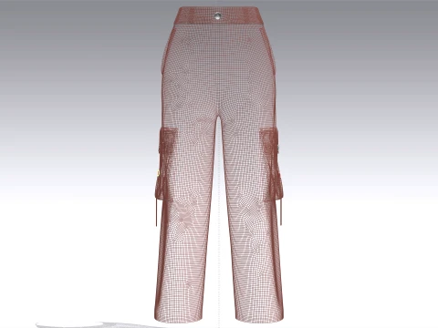 Girls 12 Styles Pant - Bundle Pack 3D Model