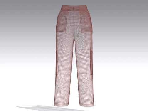 Girls 12 Styles Pant - Bundle Pack 3D Model