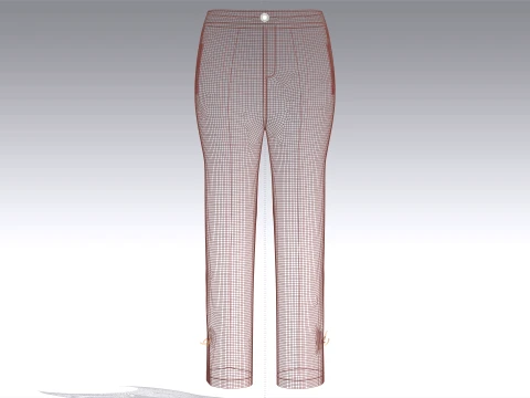 Girls 12 Styles Pant - Bundle Pack 3D Model